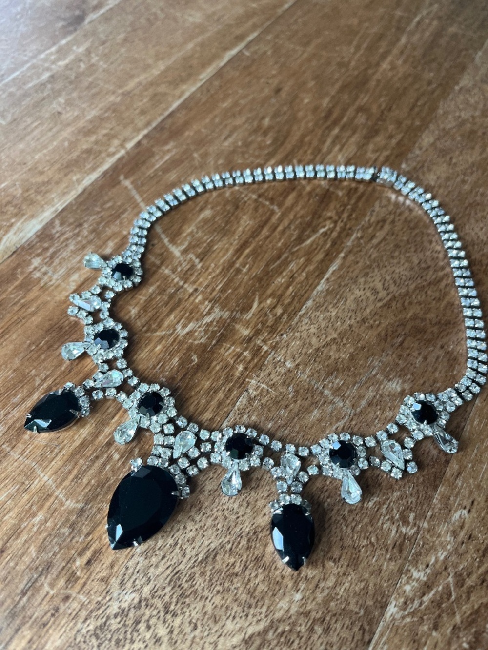 Vintage 1950s Rhinestone Necklace